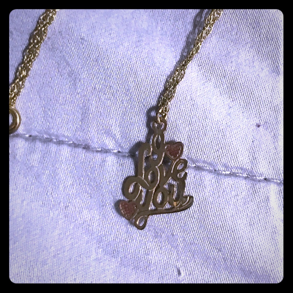 I love you necklace