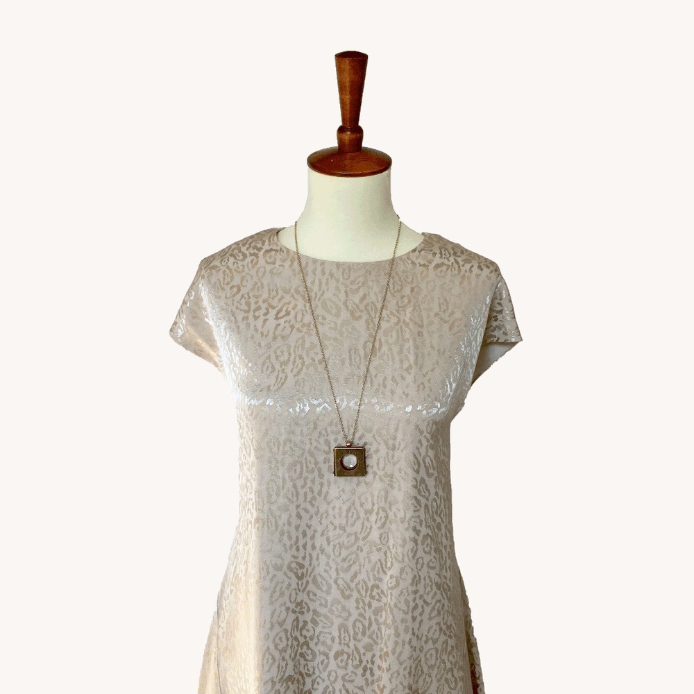 Cream Swing Dress