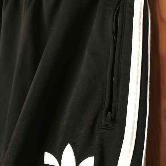 Adidas classic black tri-stripe workout pants S - Picture 8 of 8