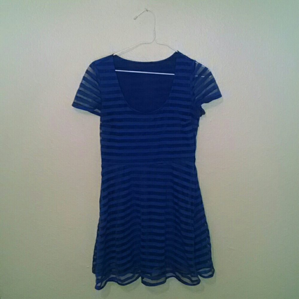 Blue dress