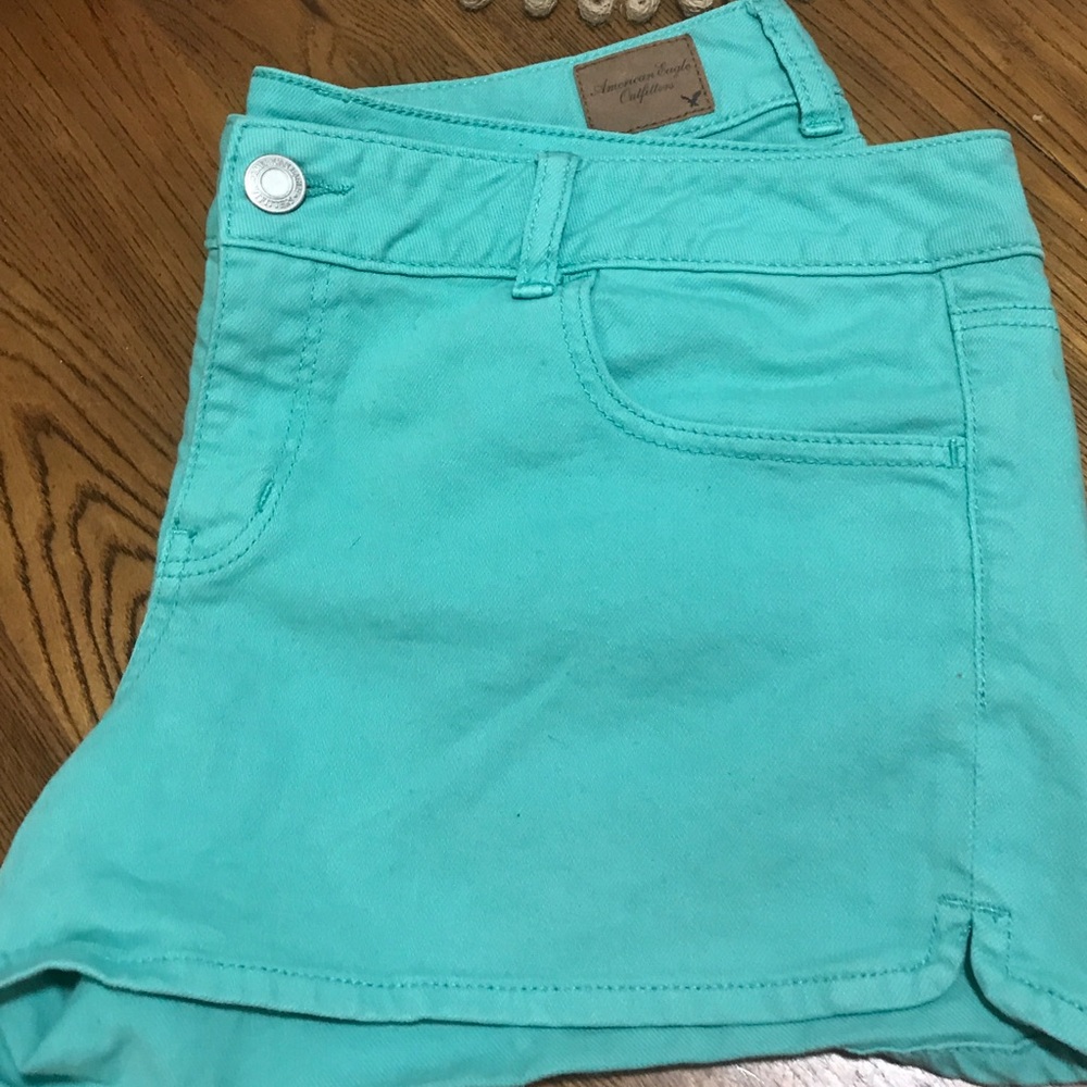 AE Teal Shorts