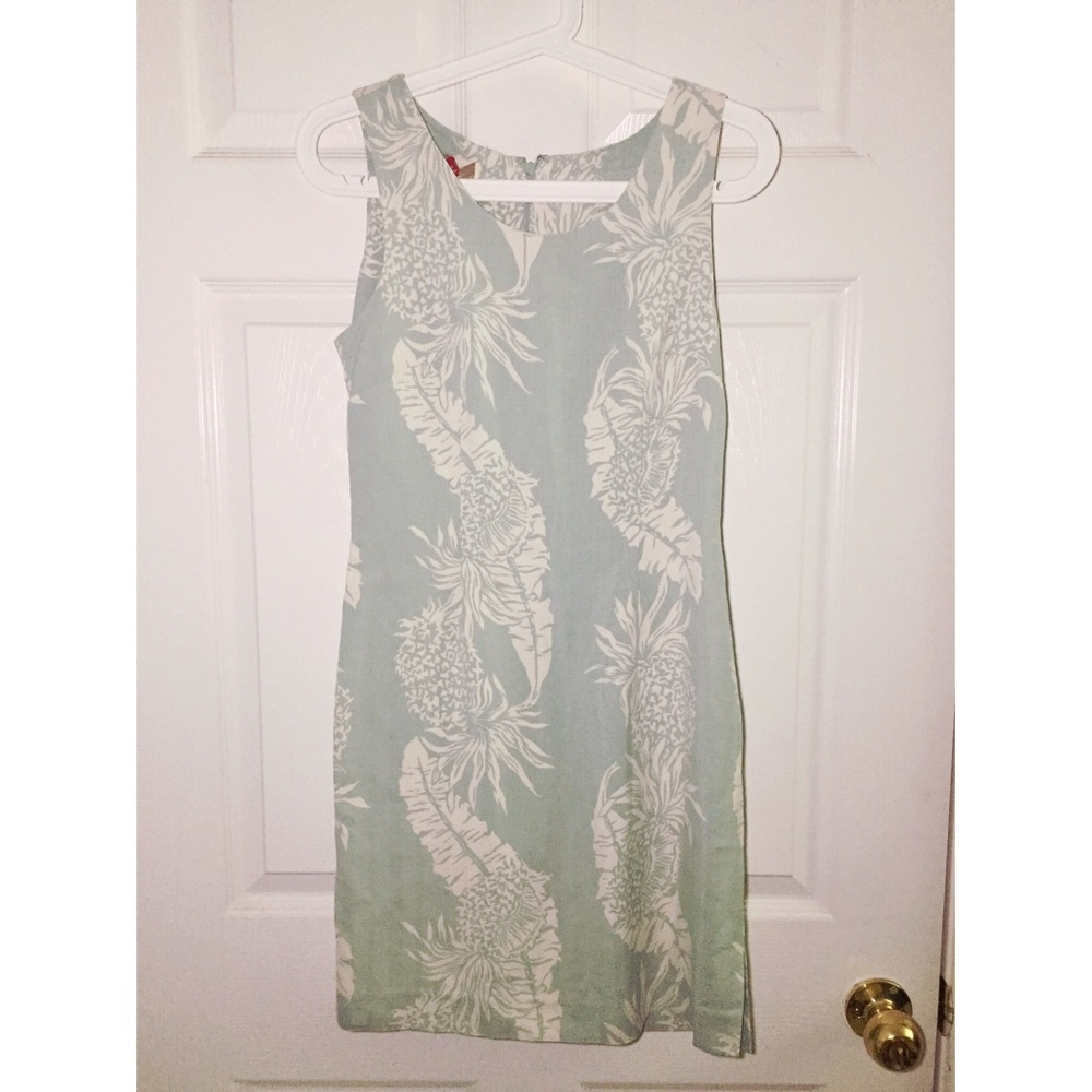 Vintage Silk Hawaiian Print Mini Dress - Sz4