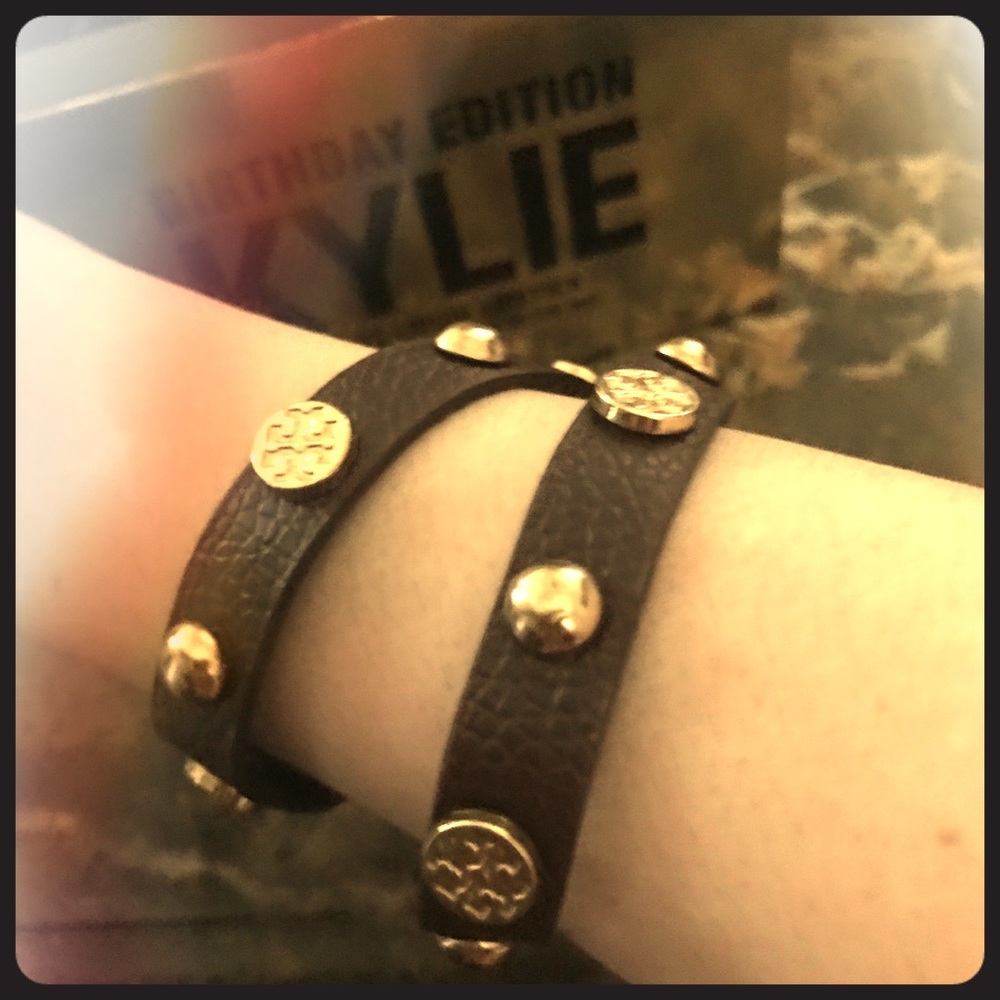 🎀TORY BURCH double wrap gold and brown leather🎀