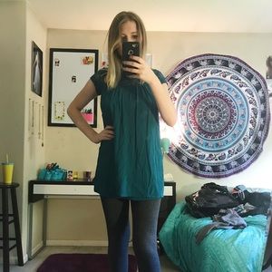 AQUA CAP SLEEVE LACE SUMMER DRESS !!