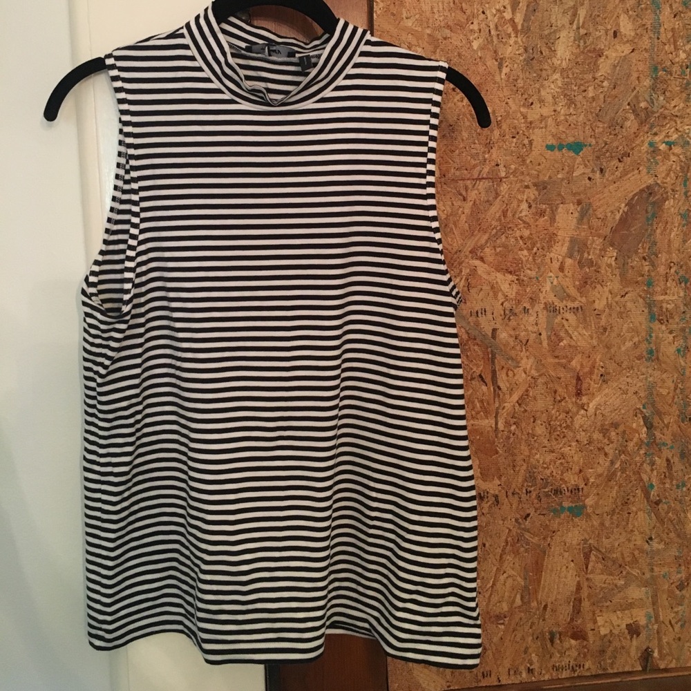 Theory Mock Neck Top