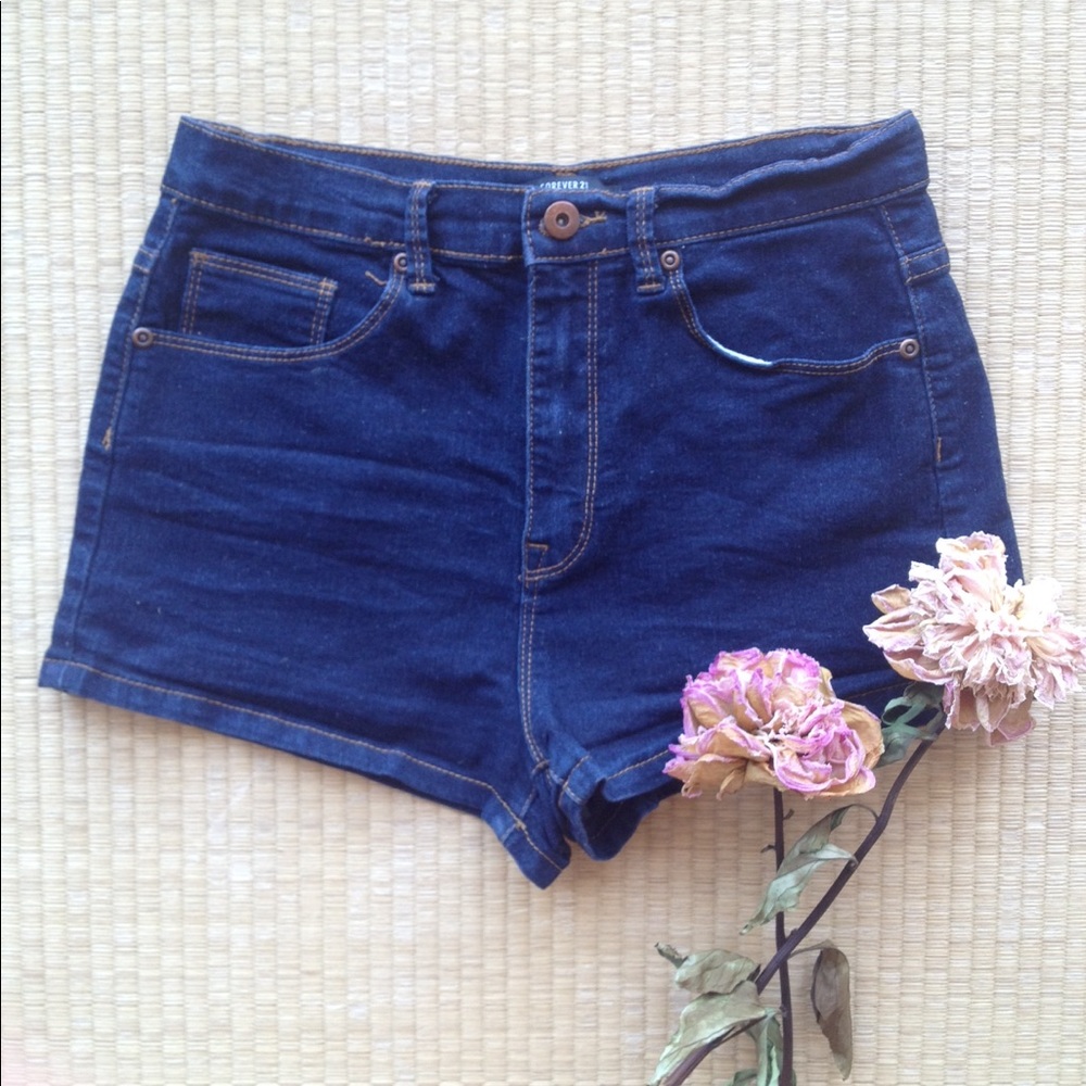 Forever21 High Waist Jeans Shorts