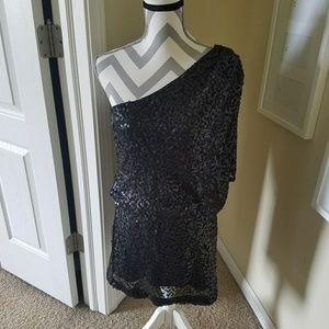 One shoulder sexy dress!