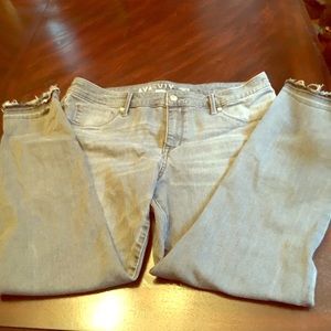 Ava and Viv grey jeggings size 16 w