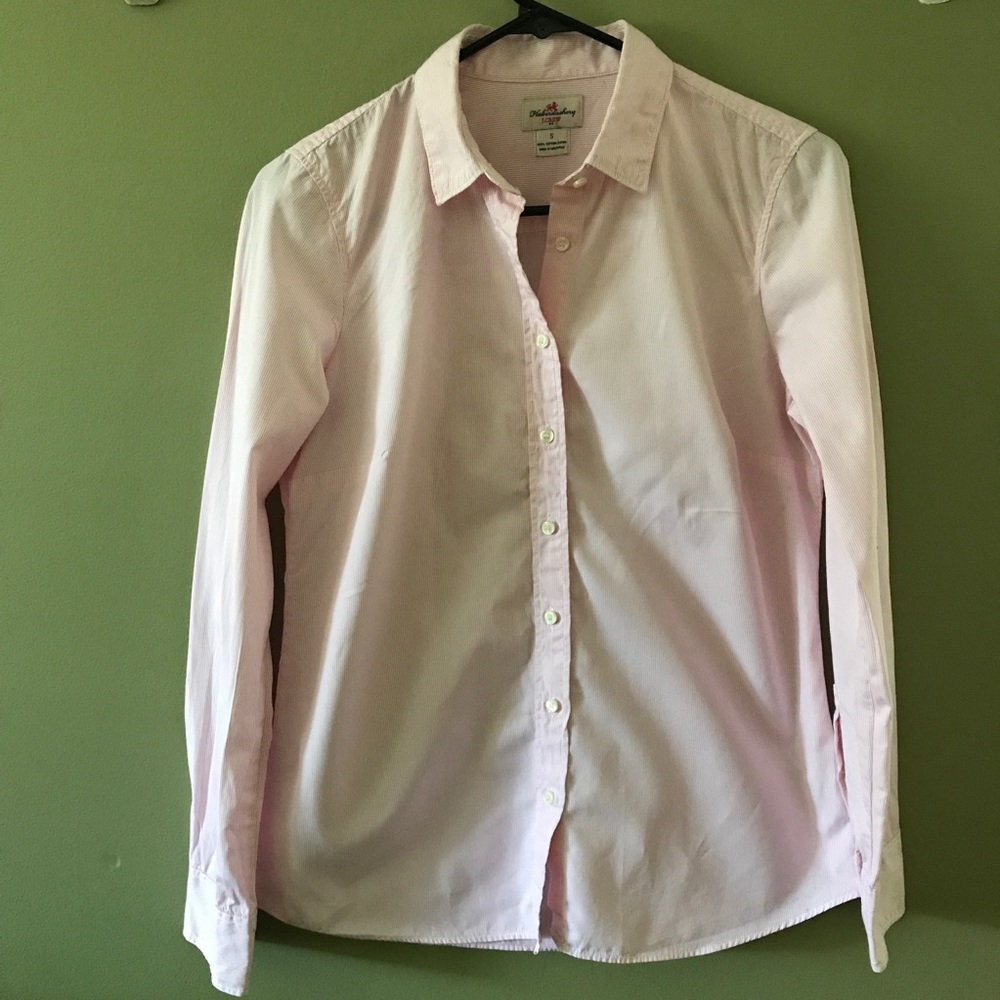 {J.Crew} Haberdashery Pinstripe Button Down