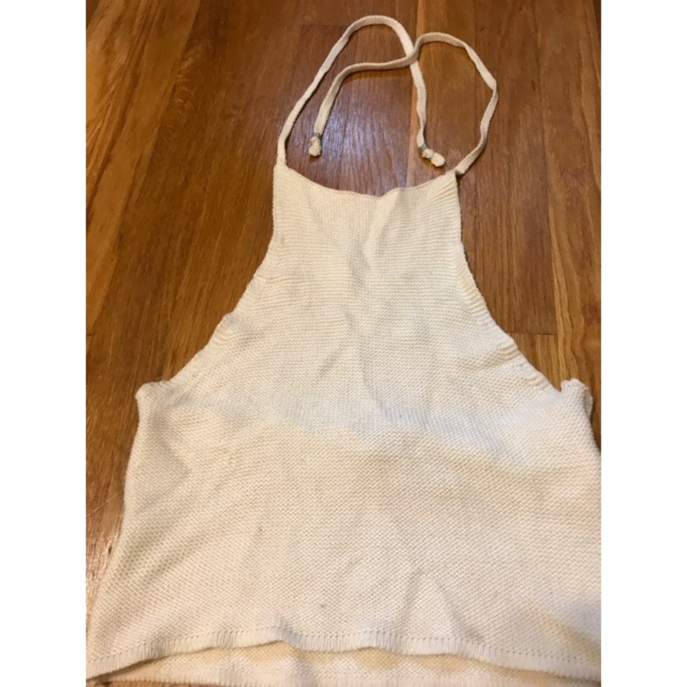 Knit halter crop top!