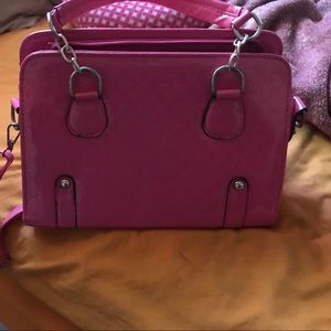 Pink handbag