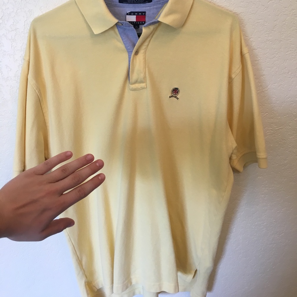 VINTAGE Tommy Hilfiger yellow LARGE