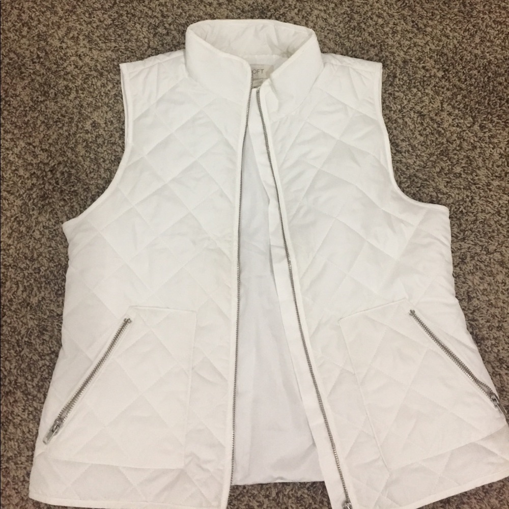 White loft vest