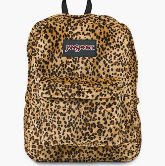 Jansport Handbags - 🌟FINAL🌟JANSPORT PLUSH CHEETAH BACKPACK