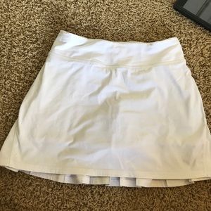 White Lululemon skirt!