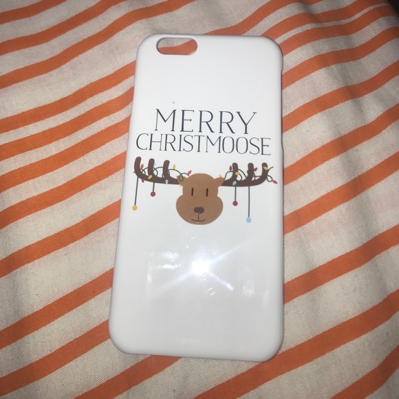 cute Christmas iPhone 6 case merry christmoose - Picture 1 of 1