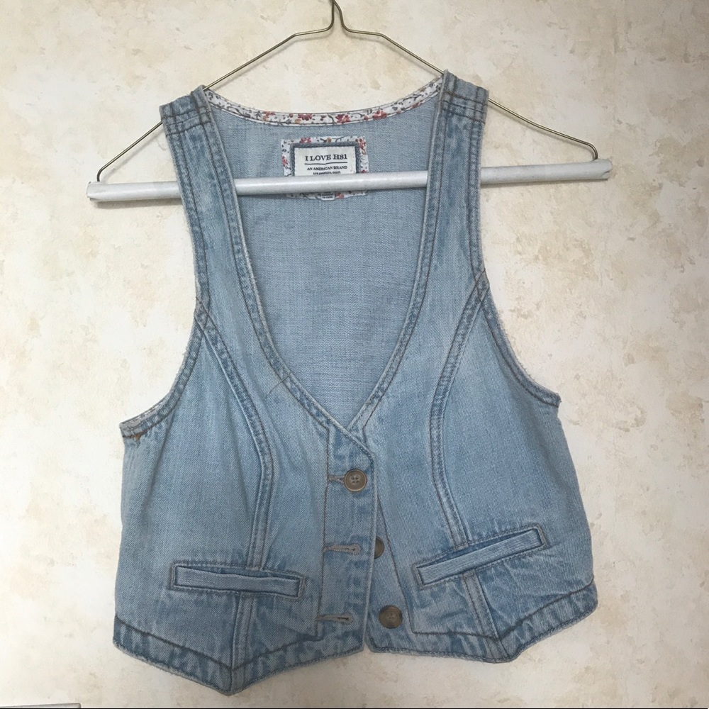 Cute denim vest