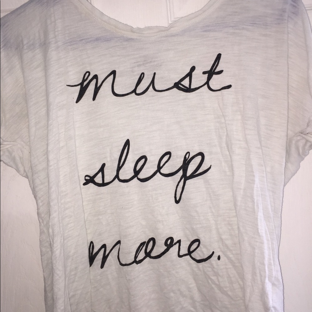 "must sleep more"