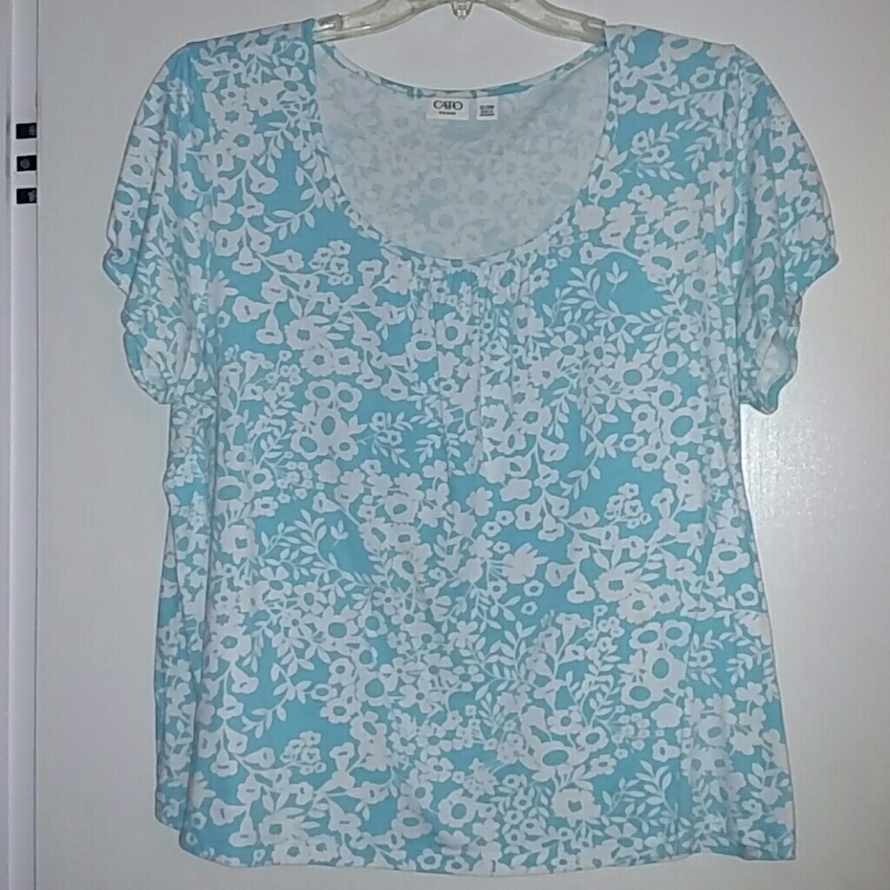 Flowered short sleeve shirt!