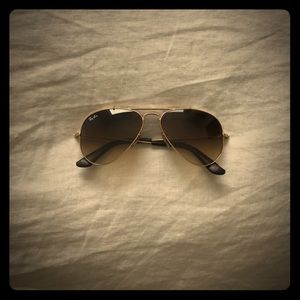 Brown Ray-Ban aviators. Vintage!