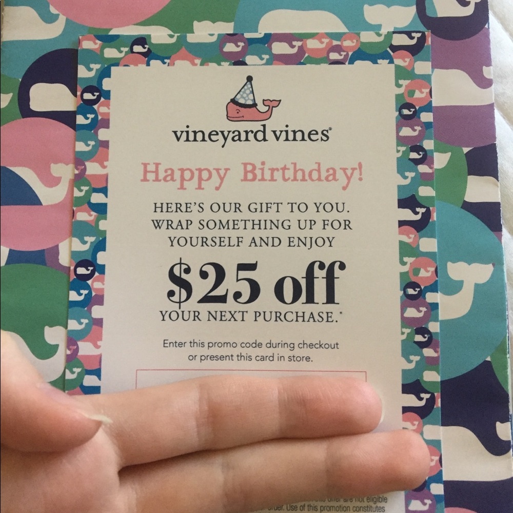 Vineyard Vines $25 off voucher!