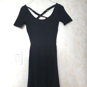 H&M Crossback Textured Dress