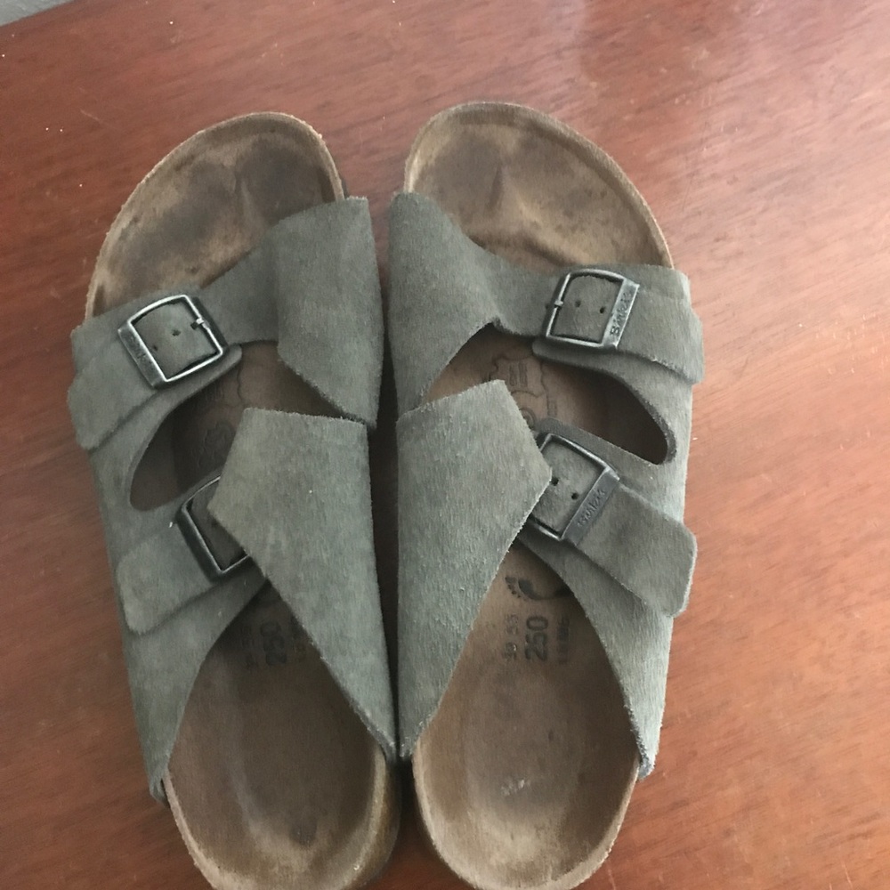 Sz 8 Olive Green Birkenstock Sandals