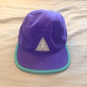 Purple HUF 5-panel Hat