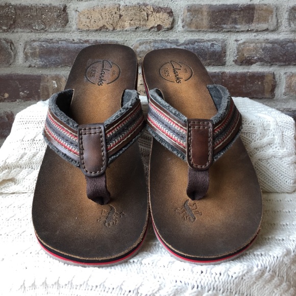 clarks flip flops mens 2017