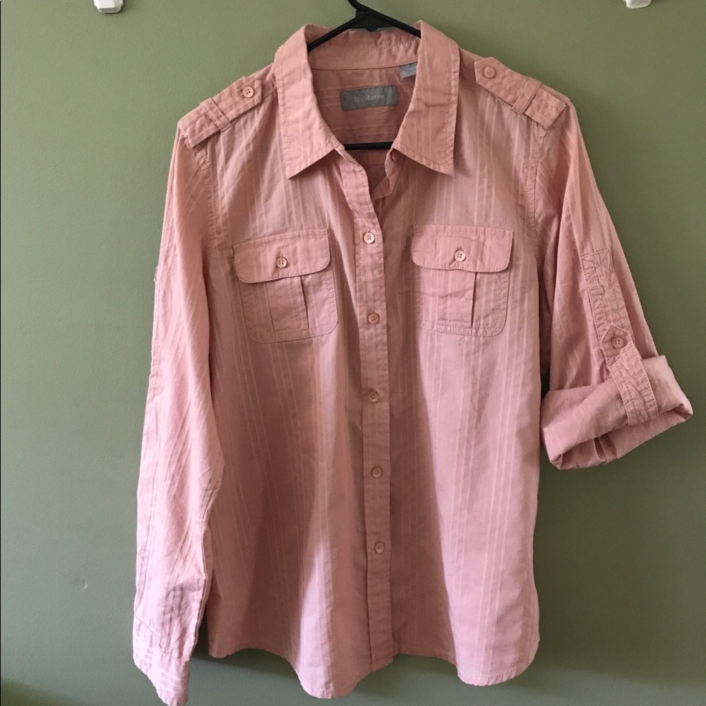 🔖NWT🔖{Liz Claiborne} Western Inspired ButtonDown