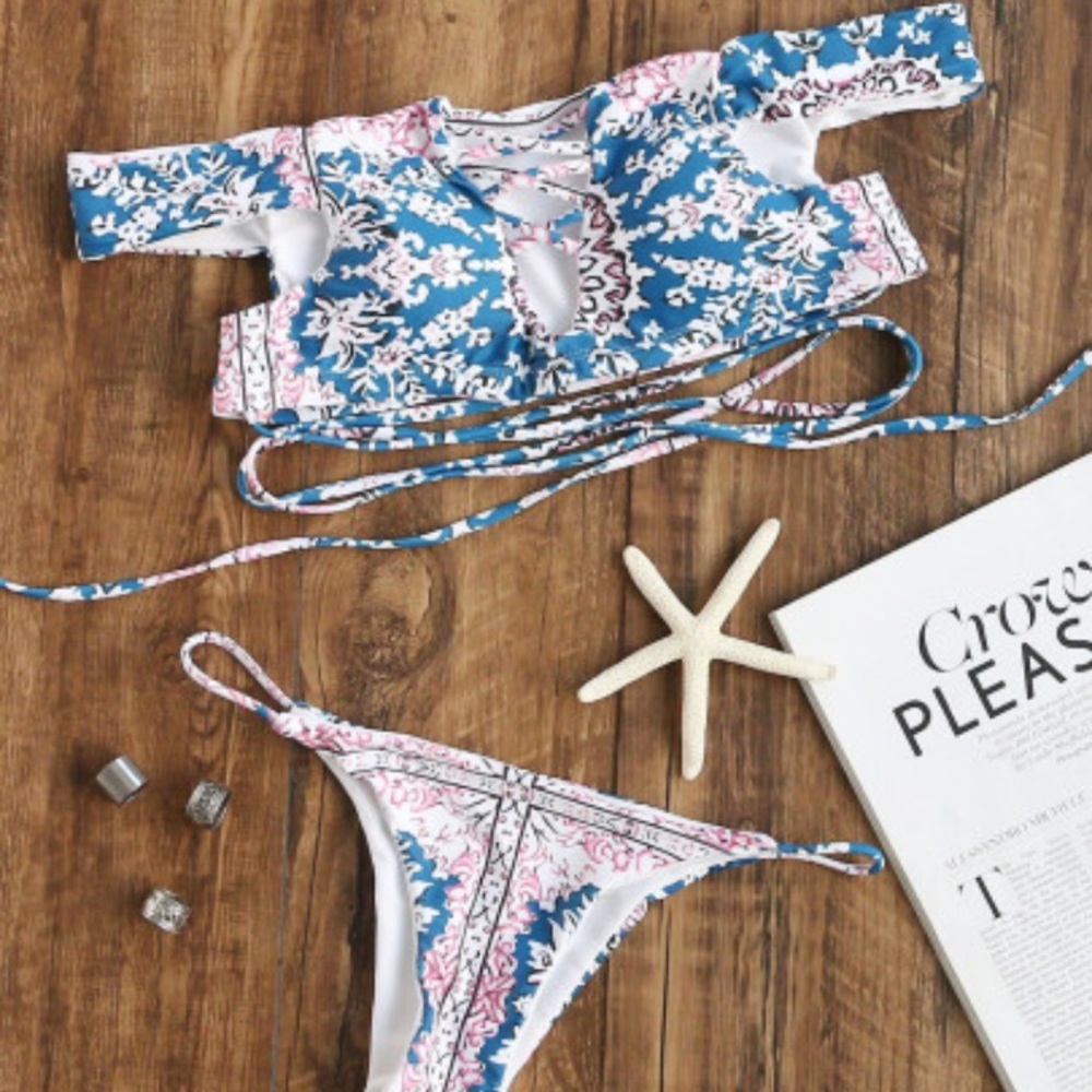 Off the shoulder swimsuit