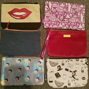 Ipsy makeup bag (lot of 6)