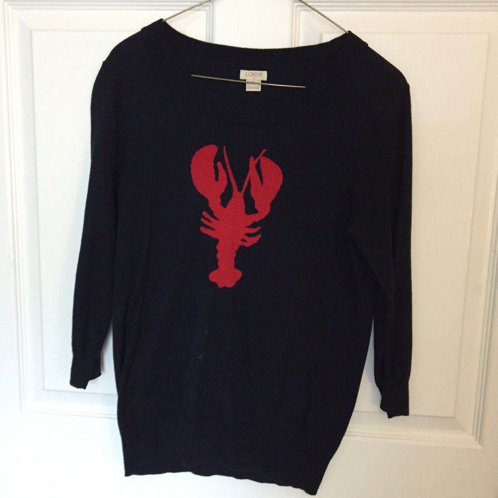 J. Crew lobster sweater