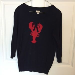 J. Crew lobster sweater