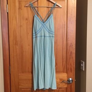 Blue Athleta Cotton Sundress