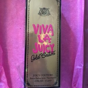 Juicy Couture gold Couture NWT and box