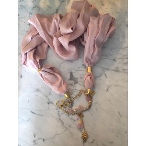 CHAANTI pink jewelry scarf!