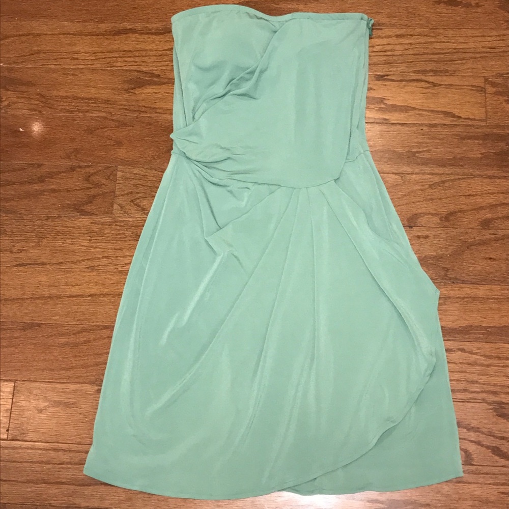 Banana Republic Green Strapless Dress - SZ 0