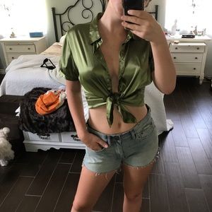 Vintage silk top