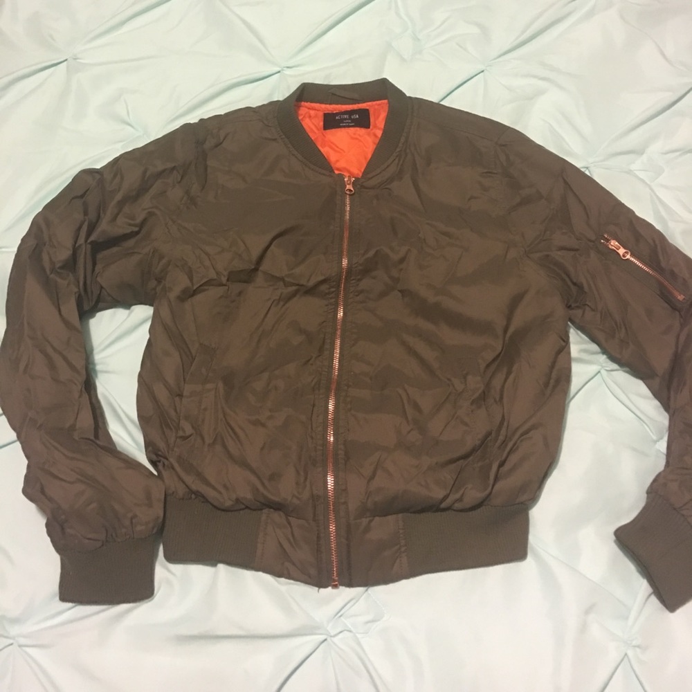 Active USA Green army jacket