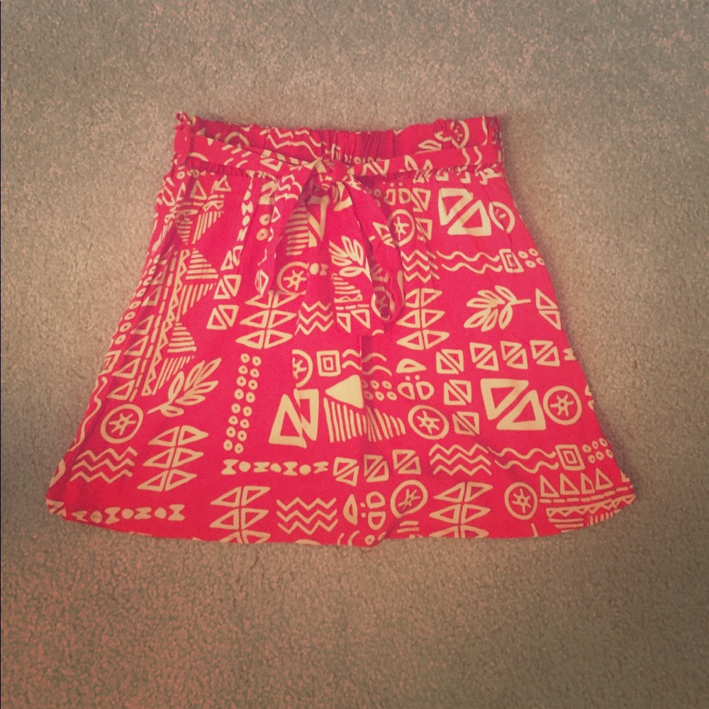 High waisted skirt
