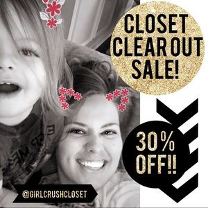 END OF SUMMER CLOSET CLEAR OUT SALE! END OF SUMMER CLOSET CLEAR OUT SALE!