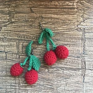 Cherry earrings
