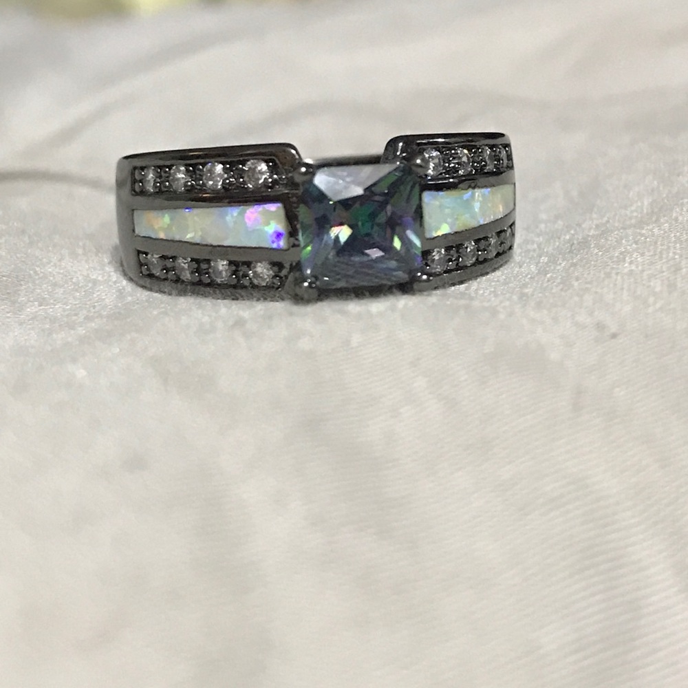 Titanium colored ring