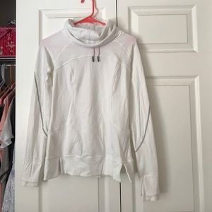 Lululemon white fleece pullover