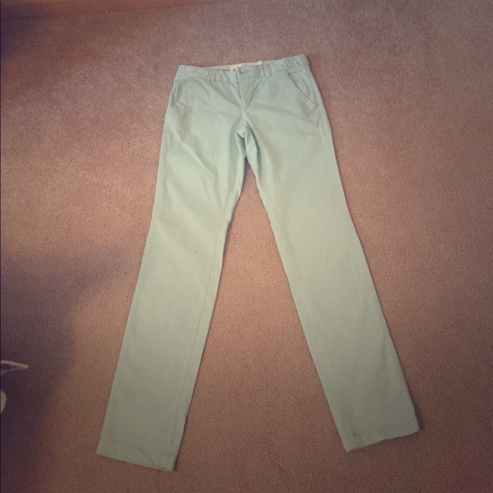 Light teal high waist dress pants(H &M)