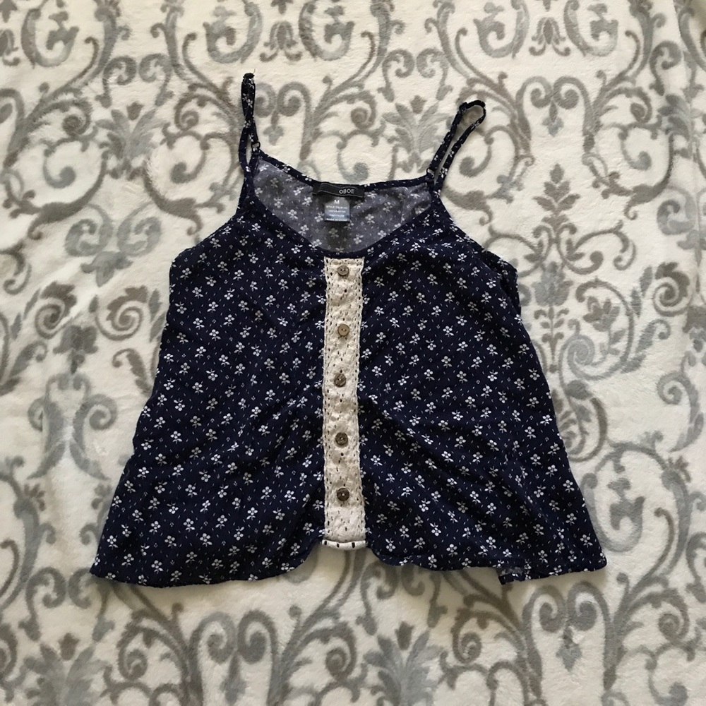 Navy Blue Top