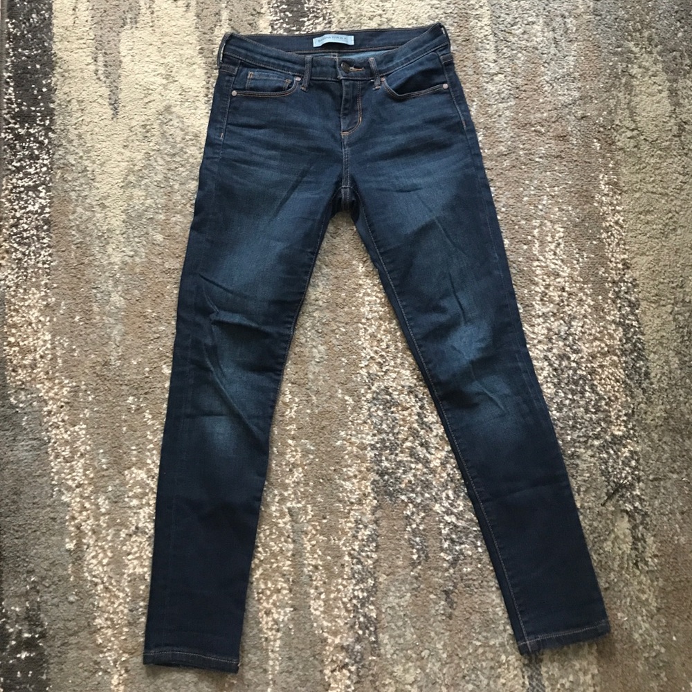 Petite mid-rise skinny ankle jeans