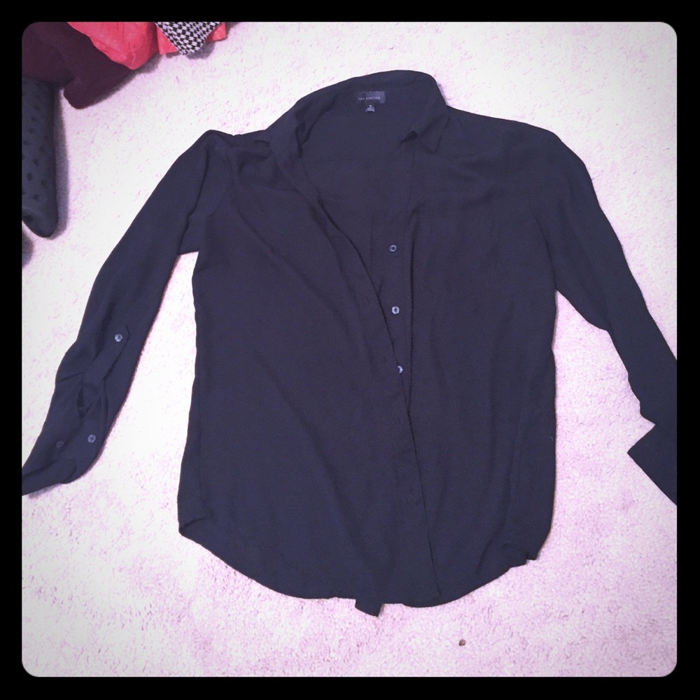 The Limited button down classic black