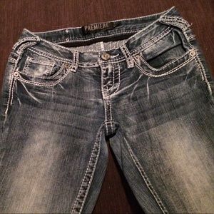 Premiere by rue 21 blue skinny jeans size 1/2L